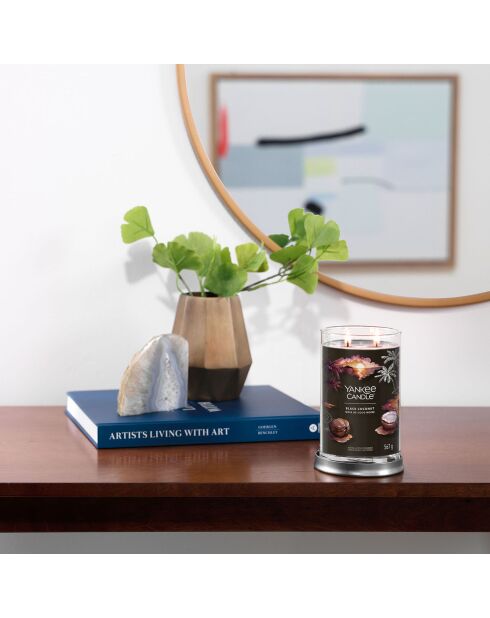 Bougie parfumée grand Gobelet Signature Noix de coco noir - 2 mèches - 60 - 100h