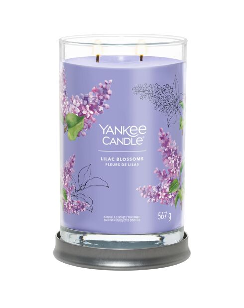 Bougie parfumée grand Gobelet Signature Jardin aux lilas - 2 mèches - 60 - 90h