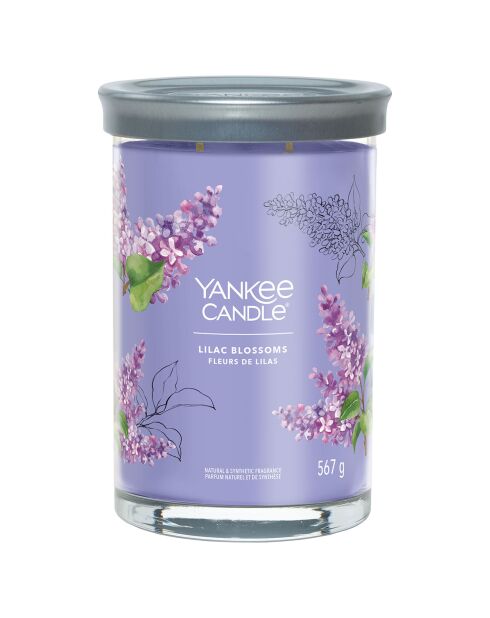 Bougie parfumée grand Gobelet Signature Jardin aux lilas - 2 mèches - 60 - 90h