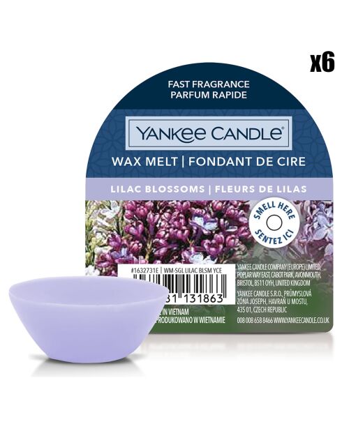 6 Fondants signature Jardin aux lilas