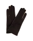 Gants en Cuir d'Agneau doublure Laine Heritage Valois bruns