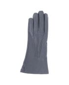 Gants en Cuir d'Agneau doublure Soie Etoile fer