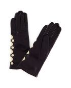 Gants en Cuir d'Agneau doublure Laine Erin violets