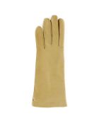 Gants en Cuir d'Agneau doublure Laine Heritage Montpensier chameau clair