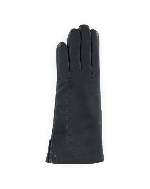 Gants en Cuir d'Agneau doublure Laine Mila fer