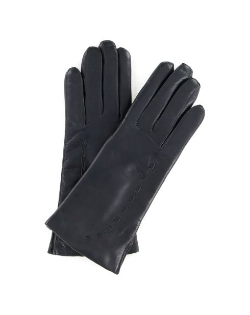 Gants en Cuir d'Agneau doublure Laine Mila fer