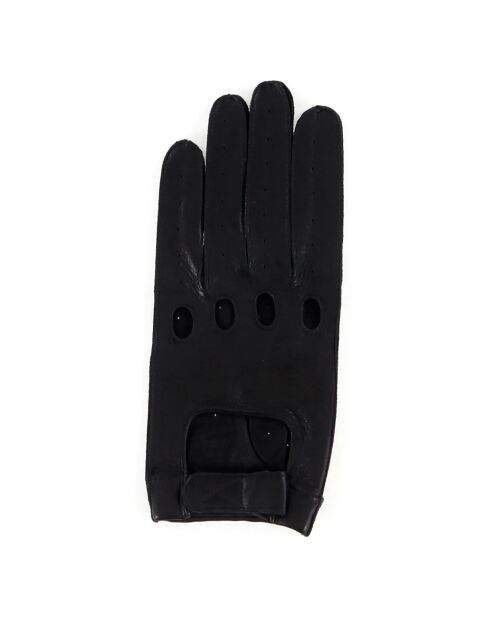 Gants en Cuir de Cerf Roger noirs