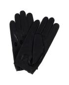 Gants en Cuir de Cerf Roger noirs