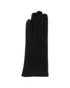 Gants en Cuir d'Agneau Cloudy noirs