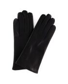 Gants en Cuir d'Agneau Cloudy noirs