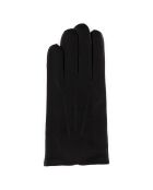 Gants en Cuir d'Agneau doublure Laine Heritage Rivoli noirs