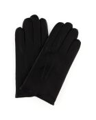 Gants en Cuir d'Agneau doublure Laine Heritage Rivoli noirs