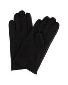 Gants en Cuir d'Agneau doublure Laine Heritage Rivoli noirs