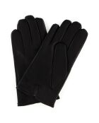 Gants en Cuir d'Agneau doublure Laine Heritage Rivoli noirs