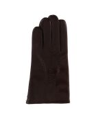 Gants en Cuir d'Agneau doublure Laine Heritage Rivoli moca