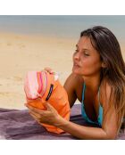 Coussin de plage Tahiti orange - 26x40 cm