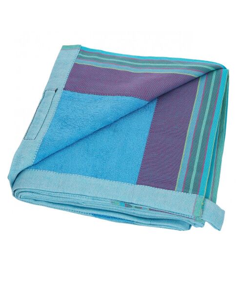 Mantella da bagno blu Tiwi - 80x80 cm