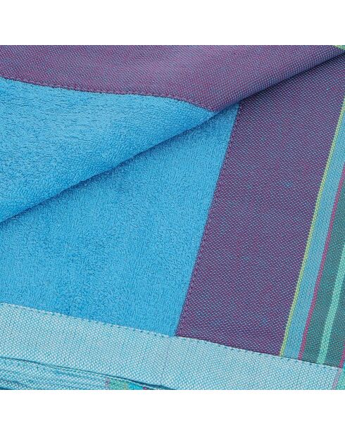 Mantella da bagno blu Tiwi - 80x80 cm