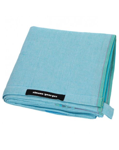 Mantella da bagno blu Tiwi - 80x80 cm