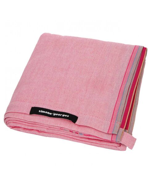 Mantella da bagno Nyali rosa - 80x80 cm