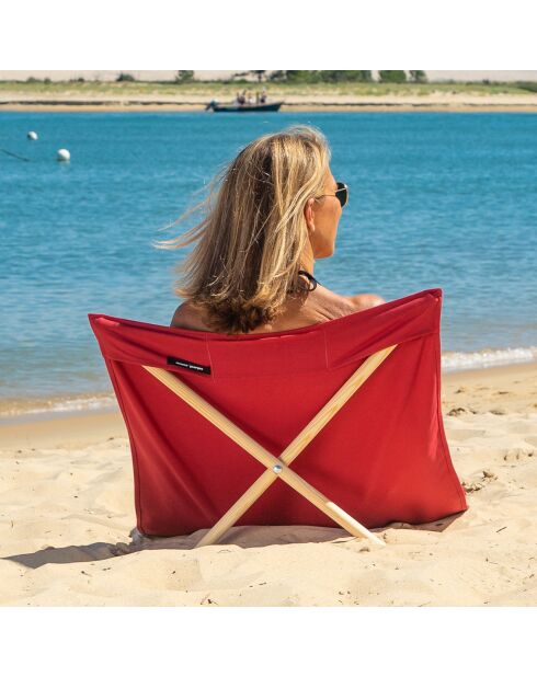 Neo-transat rouge - 140x170 cm