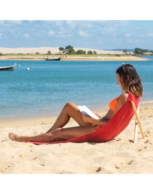Neo-transat rouge - 140x170 cm