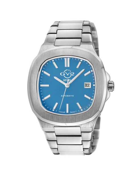 Montre Potente Homme Automatique en Acier argentée