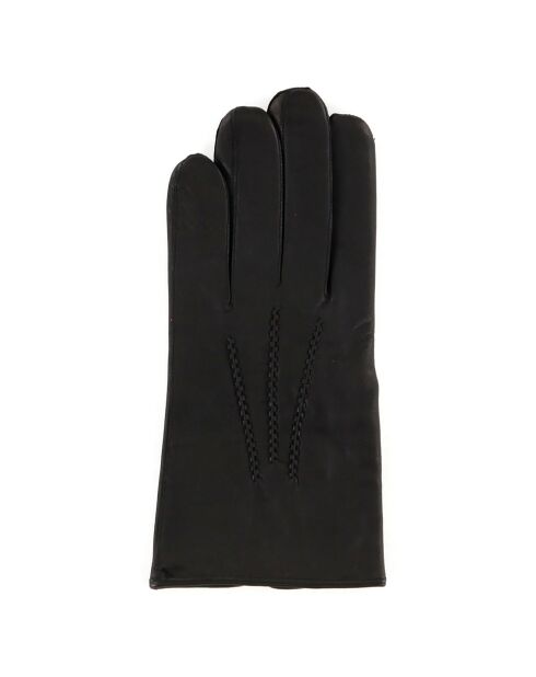 Gants en Cuir de Cerf Daniel noirs