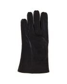 Gants doublé acrylique doublure textile Jessie marron foncé