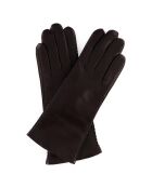 Gants en Cuir d'Agneau doublure Laine Beth bruns