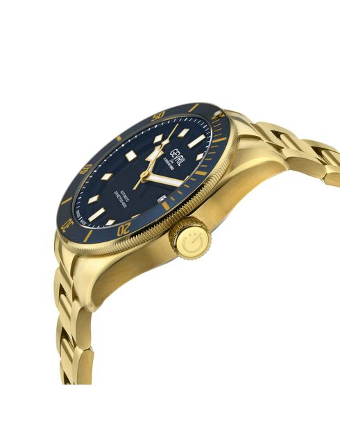 Montre Yorkville Homme Automatique en Acier dorée