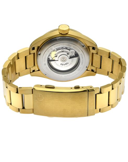 Montre Yorkville Homme Automatique en Acier dorée
