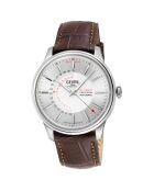 Guggenheim automatisch bruin leren herenhorloge