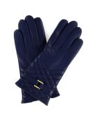 Gants en Cuir d'Agneau doublure Laine Greta jeans