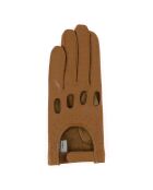 Gants en Cuir d'Agneau Heritage Leonie chameau