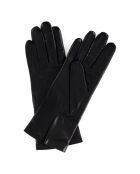 Gants en Cuir d'Agneau doublure Laine Heritage Victoire noirs