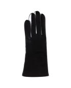 Gants en Cuir d'Agneau doublure Laine Heritage Valois noirs