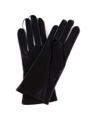 Gants en Cuir d'Agneau doublure Laine Heritage Valois noirs