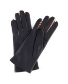 Gants en Cuir d'Agneau doublure Laine Heritage Valois gris foncé