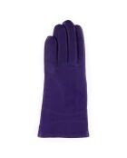 Gants en Cuir d'Agneau Amy violet foncé