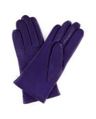 Gants en Cuir d'Agneau Amy violet foncé