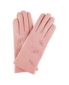 Gants en Cuir d'Agneau doublure Laine Sana péoni rose