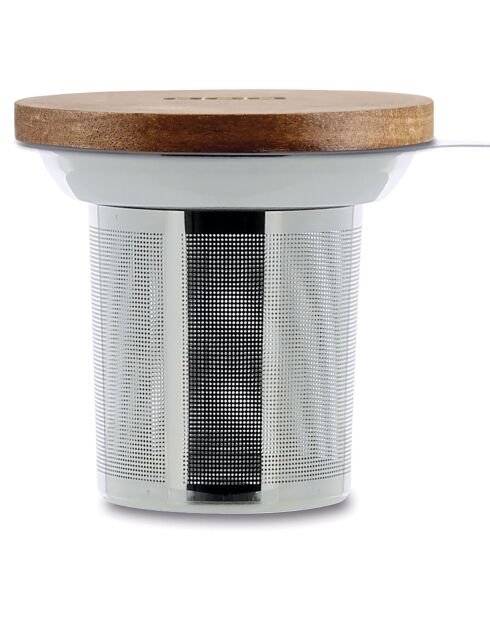 Filtre Juliet  avec couvercle gris/marron - 11x9x8.5 cm