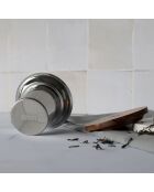 Filtre Juliet  avec couvercle gris/marron - 11x9x8.5 cm