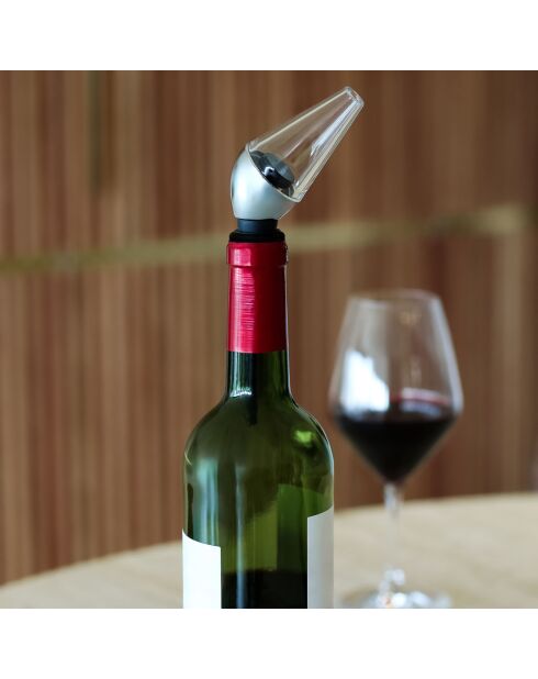 Aérateur Bec Verseur gris - 5x5x20 cm