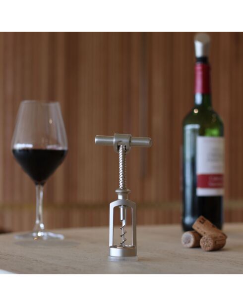 Tire Bouchon À Main gris - 13x5x2 cm