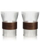 2 Tasses Karl transparentes - 32.5cl