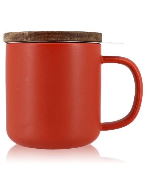 Tisanière avec couvercle Juliet rouge - 30cl