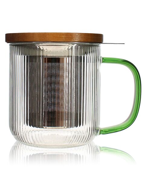 Tisanière Karl transparent/vert - 30cl