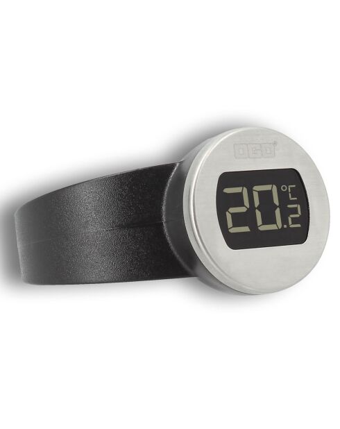 Thermomètre à Vin gris - 7.5x2x8 cm